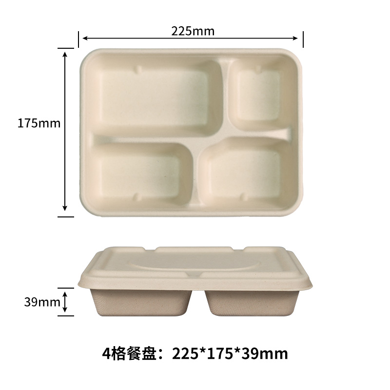 1100ml 4-Compartment  tray