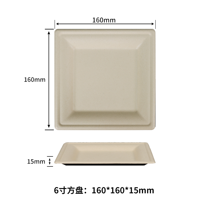 6 inch square plate